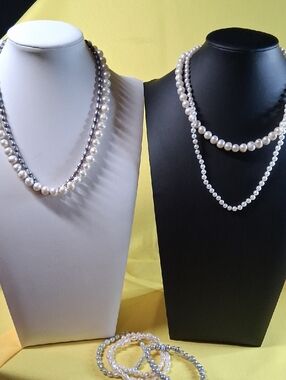 Genuine Pearls Necklaces and Bracelets